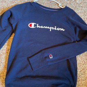 Champion Navy blue sweatshirt